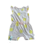 6-12M NEW light pink & yellow dotted romper - Woolworths