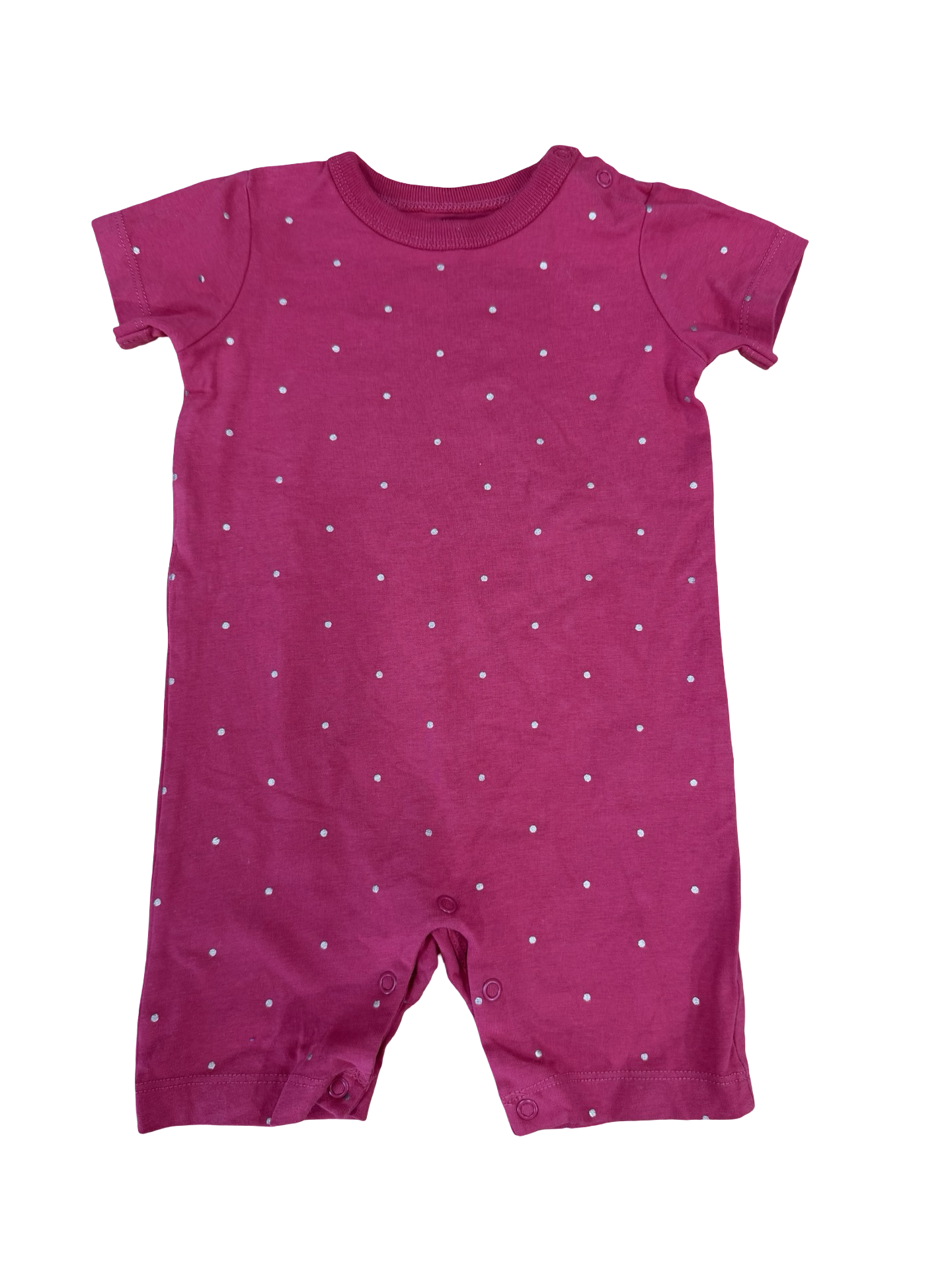 3-6M Red & Gold polka dot romper - Country Road