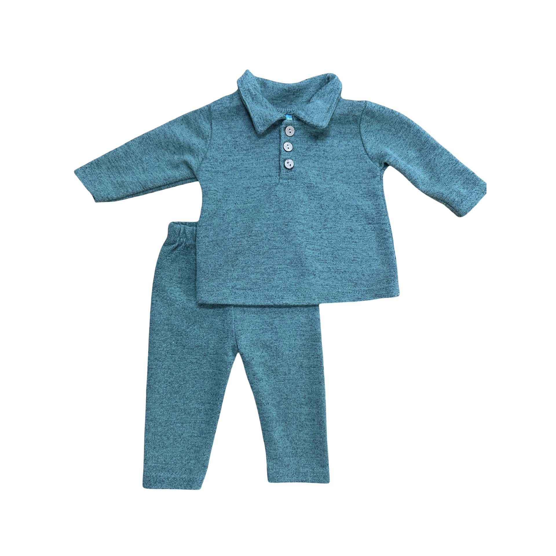 Newborn 2pc Green pants & top - Cuddlesome