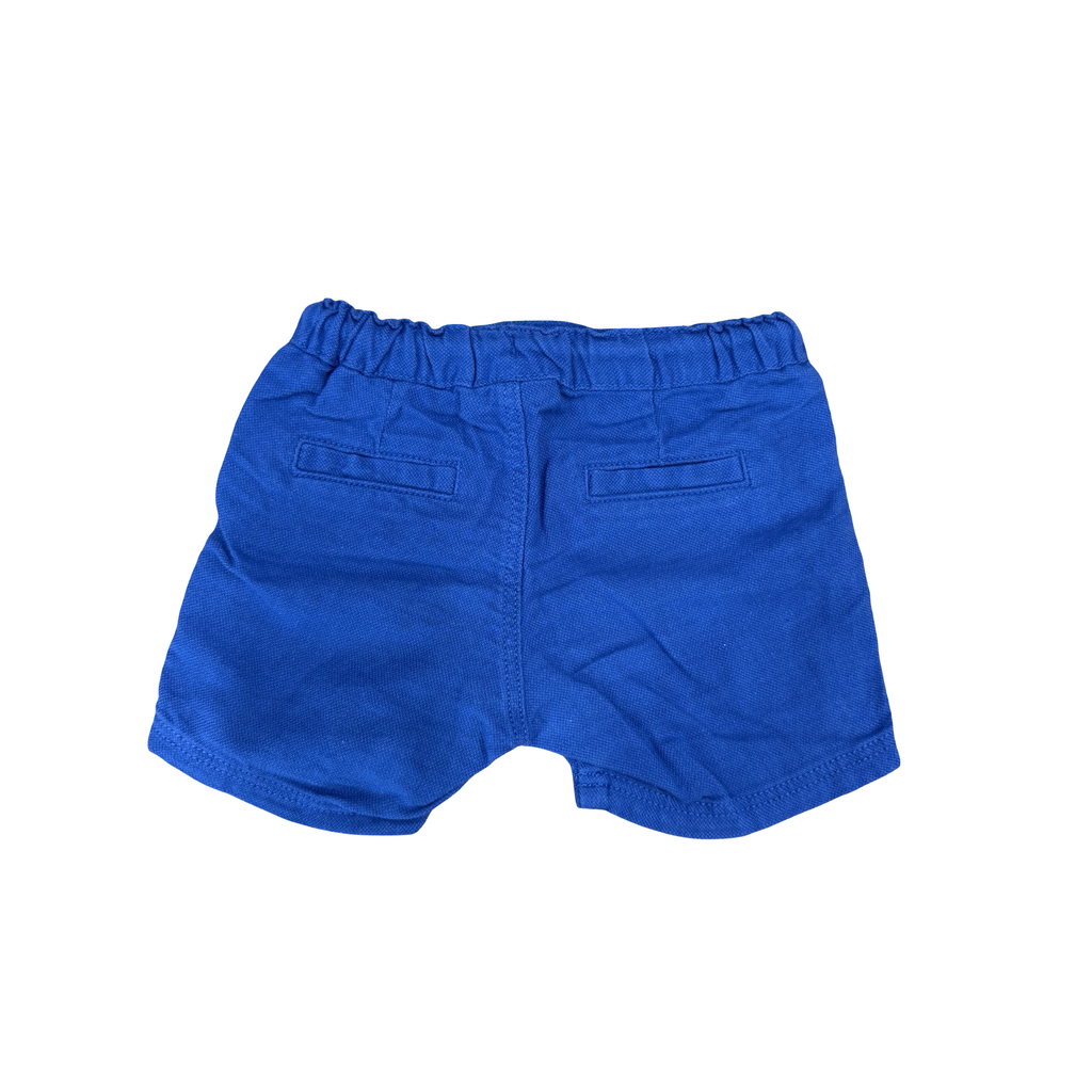 6-12M Royal blue shorts with pockets - H & M