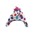 Multicoloured Polka Dot beanie with pom pom - The baby company