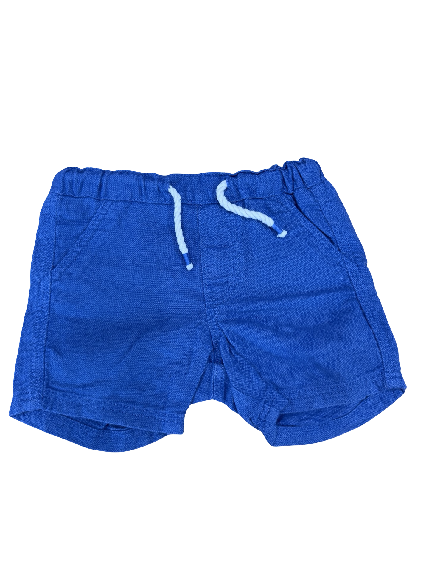 6-12M Royal blue shorts with pockets - H & M