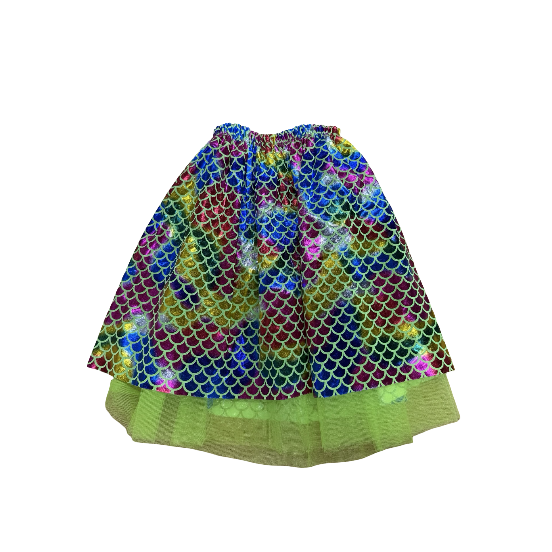 Mermaid themed skirt with tulle