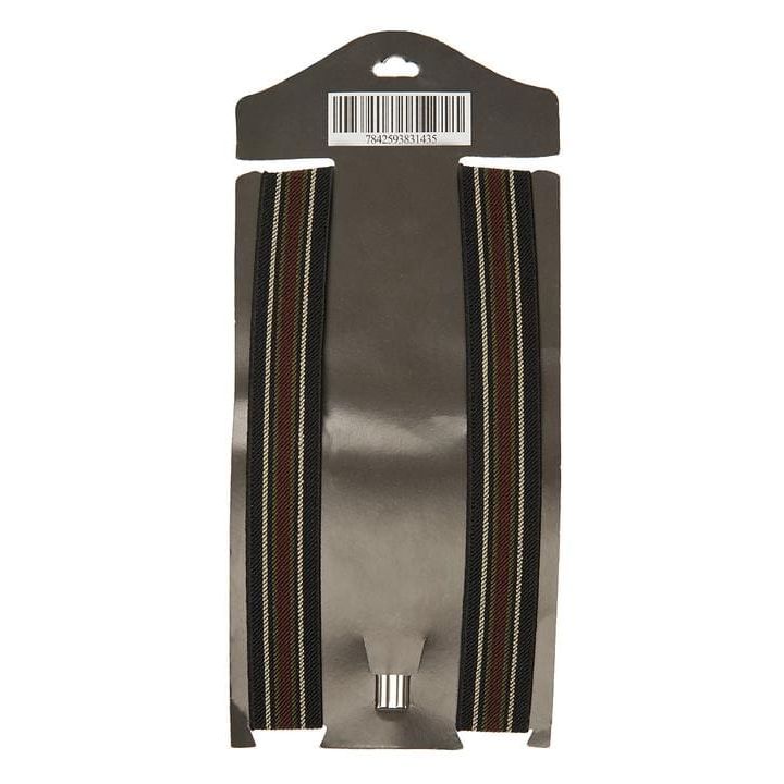 *NEW* 5-7Y Striped Suspenders - Sticky Fudge