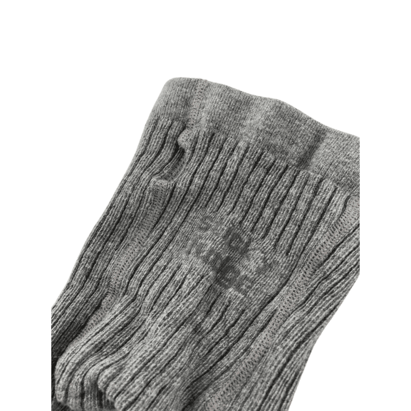 *NEW* 0-3M Set of 2 Ribbed Grey Branded Stockings - Sticky Fudge