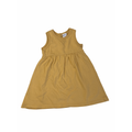 3-6M Mustard Yellow Sleeveless Dress - Tiny Tots