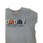 NB Blue "Daddy Is My Best Friend" T Shirt - Nutmeg