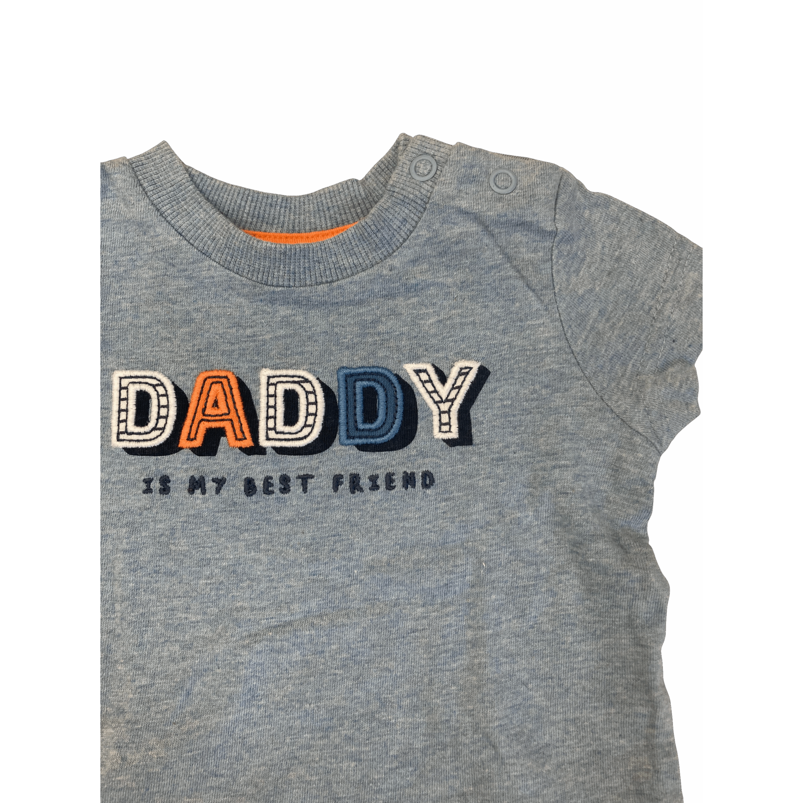 NB Blue "Daddy Is My Best Friend" T Shirt - Nutmeg