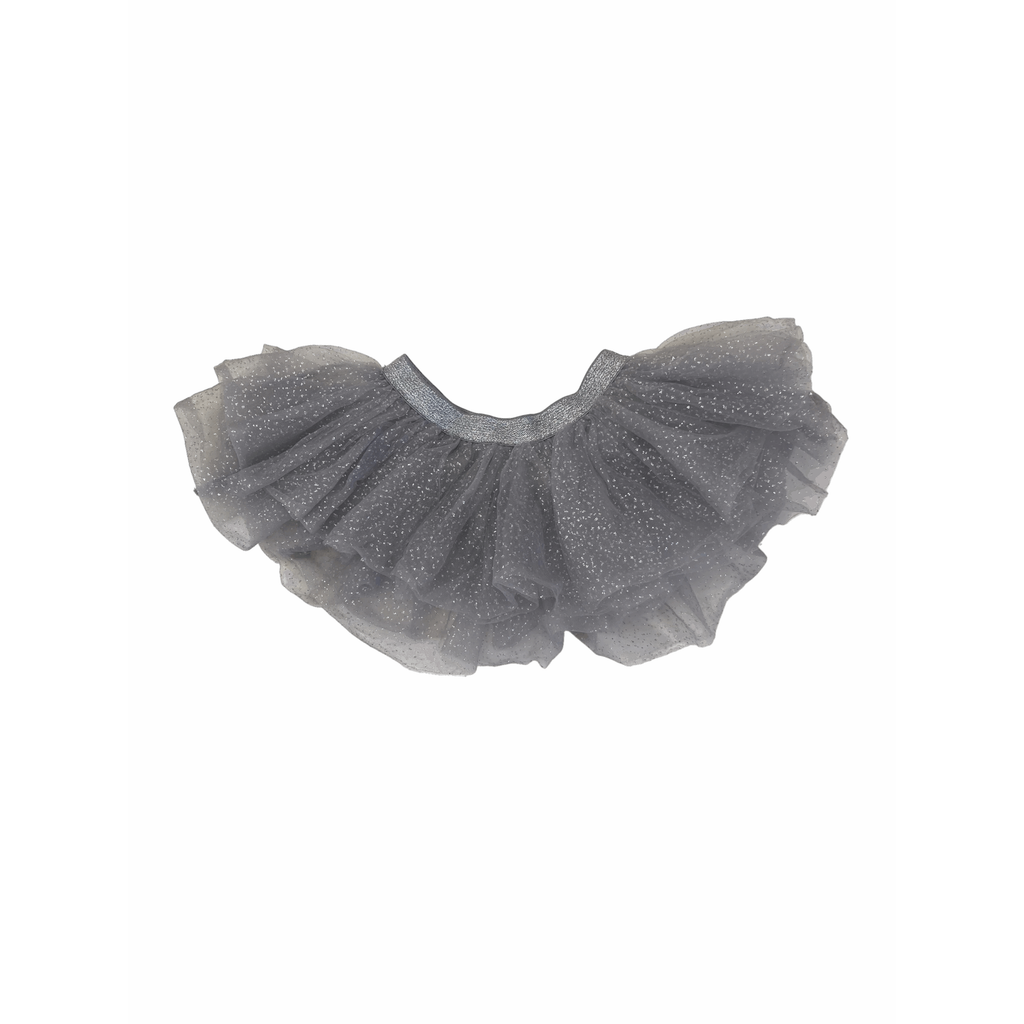 6-12M Silver Glitter Tulle Overlay Skirt - Cotton On