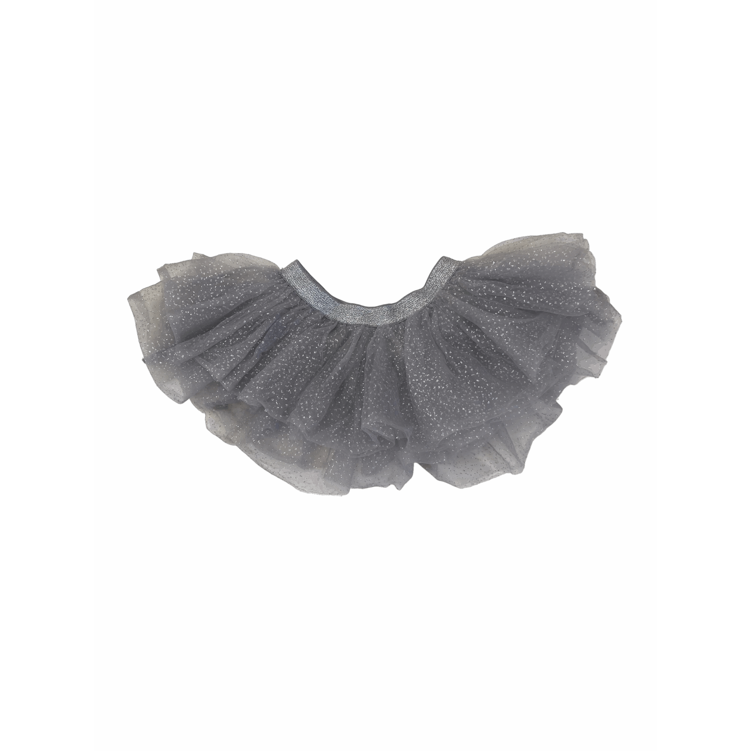 6-12M Silver Glitter Tulle Overlay Skirt - Cotton On