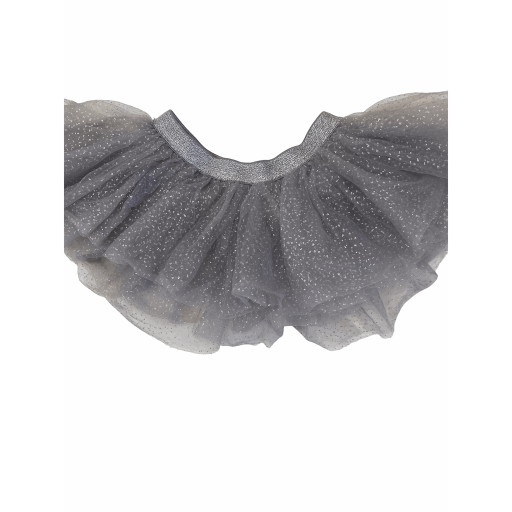 6-12M Silver Glitter Tulle Overlay Skirt - Cotton On