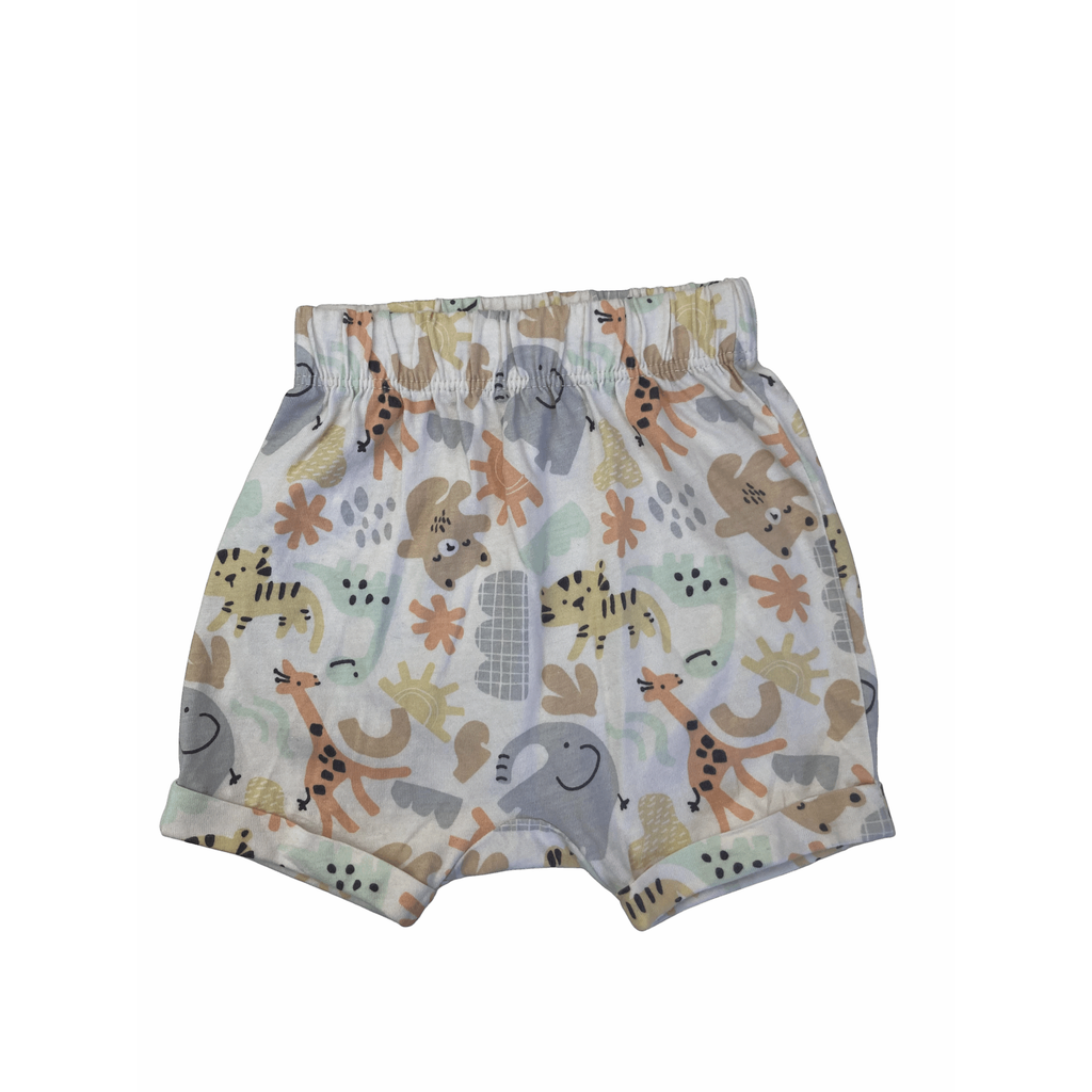 3-6M Cream Pastel Animal Harem Shorts - Woolworths