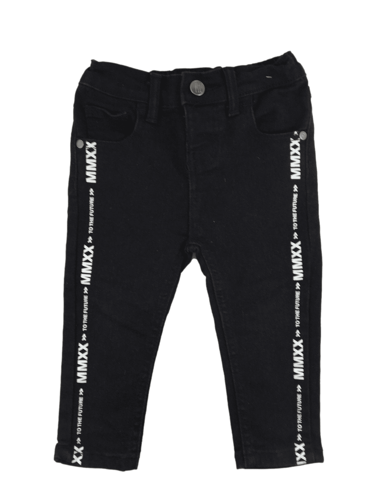 1-2Y Black White Writing Jeans - Mr Price - Petit Fox