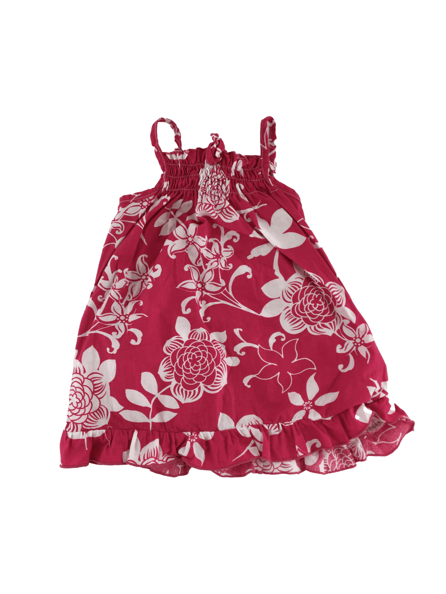 3-6M Pink & White Floral Dress - Ackermans - Petit Fox