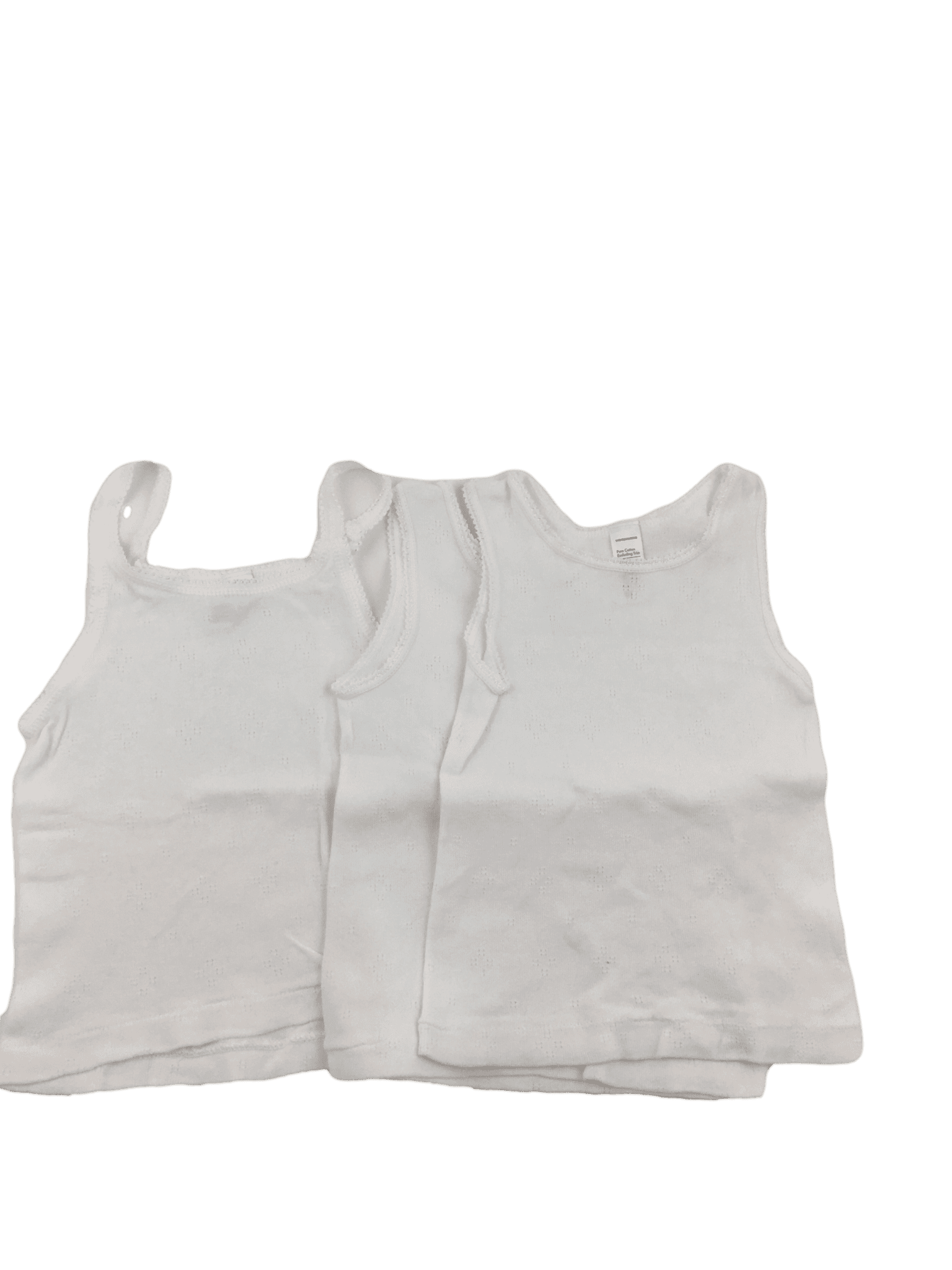 *NEW* 3-4Y White Summer Vest - Woolworths - Petit Fox