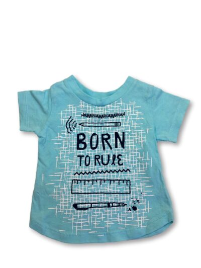 1-3M Aqua "Born To Rule" T-shirt - Woolworths