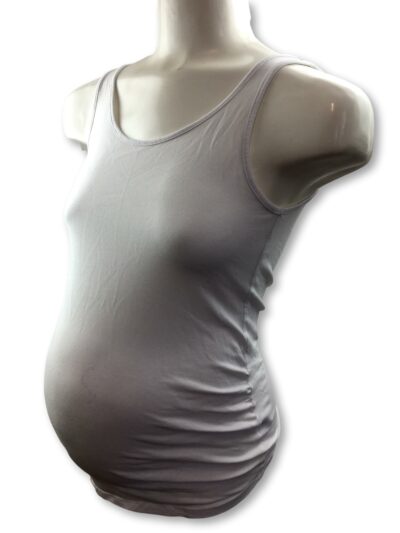 UK Size M - White Maternity Tank Top - H&M