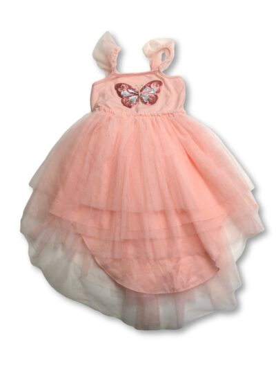 4-5Y Light Pink Tulle Sequin Dress - Future Hero