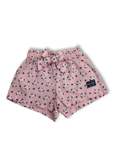 6-12M Pink & Navy Floral Shorts - Naartjie